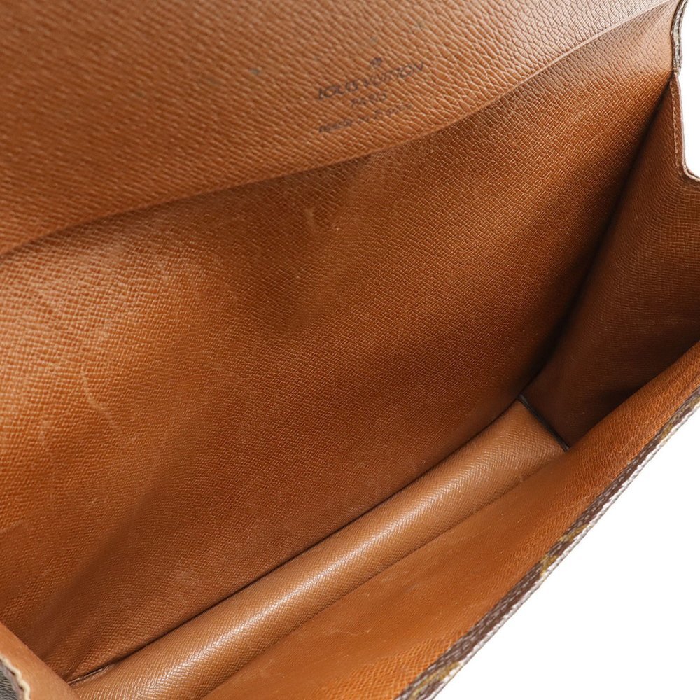 LOUIS VUITTON Authentic Brown Monogram Pochette Pouch - Picture 5 of 8